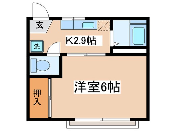 斎藤ハイツⅡの物件間取画像